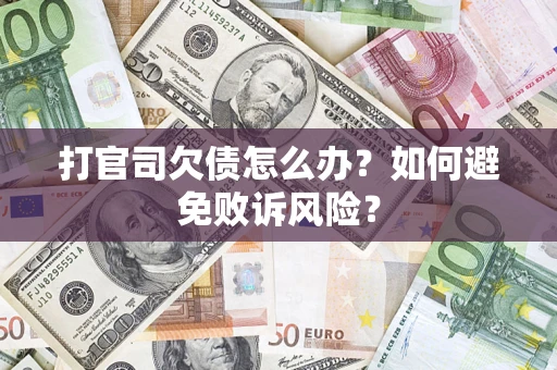 济南打官司欠债怎么办？如何避免败诉风险？