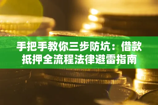 济南手把手教你三步防坑：借款抵押全流程法律避雷指南