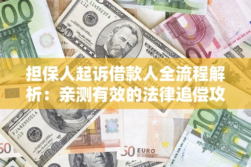 济南担保人起诉借款人全流程解析：亲测有效的法律追偿攻略