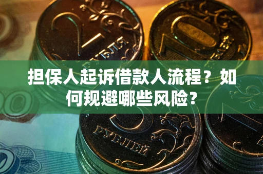 济南担保人起诉借款人流程？如何规避哪些风险？