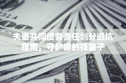 济南夫妻共同债务责任划分避坑指南，守护你的钱袋子